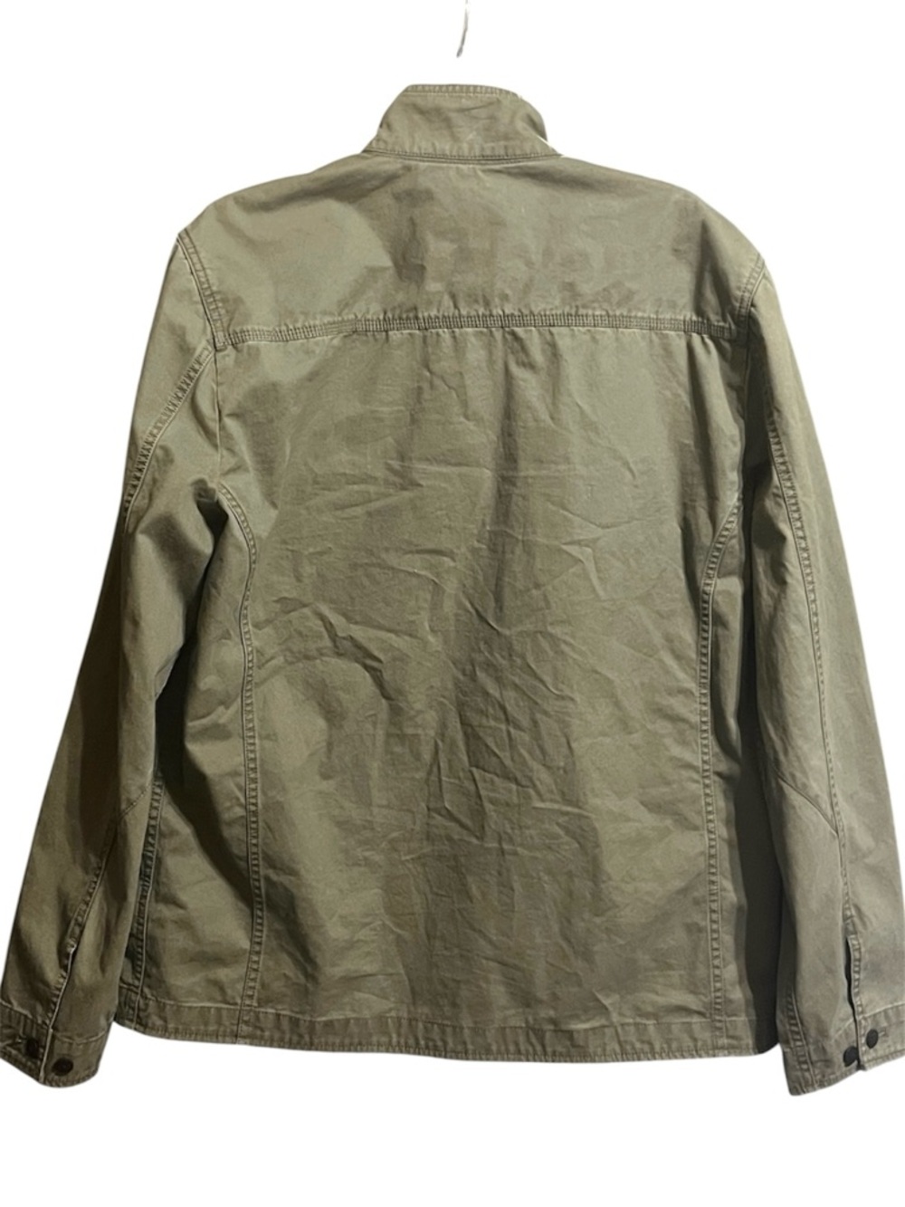 LUCKY BRAND Jacket Field Coat Army Green Utility Pockets Gorptore Sz L - Picture 3 of 7